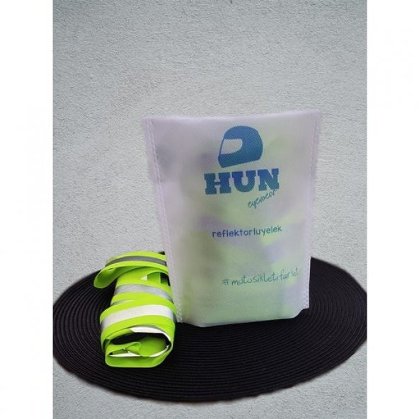 Hun Eyewear Reflektörlü Yelek,Yüksek Görünmlü Motosiklet,Ayarlanabilir Şerit Motor Ikaz Yeleği Taşıma Çantası - 5