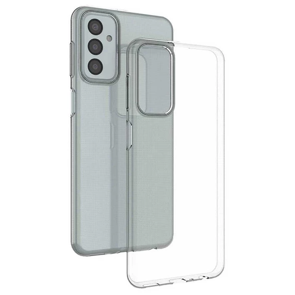 Smcase Samsung Galaxy M23 Kılıf Tpu Lüks Silikon  Nano Ekran Koruyucu