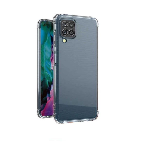 Smcase Samsung Galaxy M33 Kılıf Kamera Korumalı Tpu Silikon  Nano Ekran Koruyucu