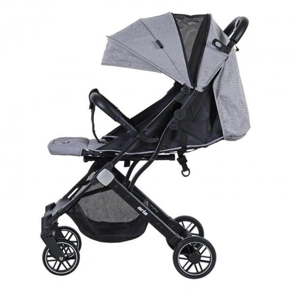 Prego 2034 Aria Travel Sistem Bebek Arabası Gri - 4