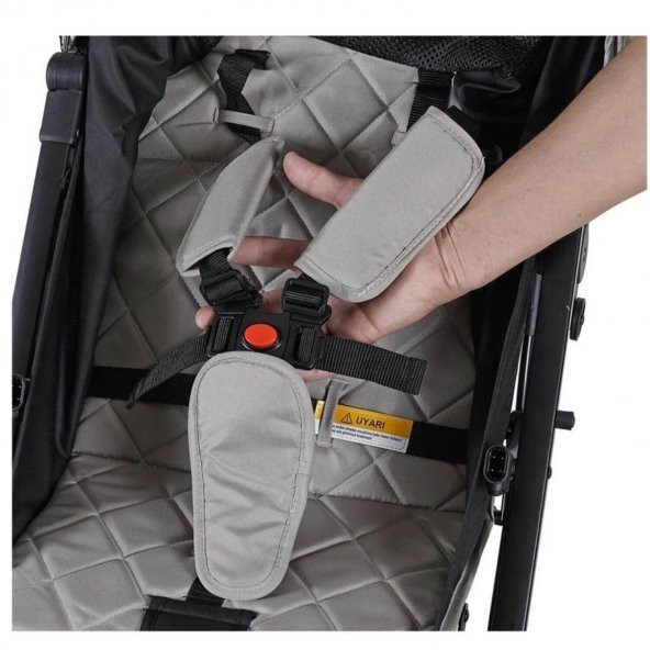 Prego 2034 Aria Travel Sistem Bebek Arabası Gri - 6