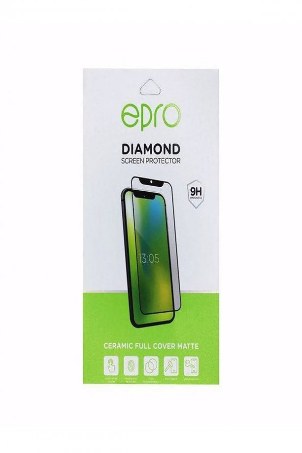 Epro - Diamond - Screen Pretector - İphone 6 / 6S - Nano Cam -Siyah - Resim 2