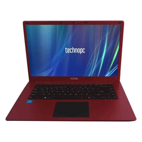 Technopc Tı15n33 15.6 Hd Ekran N3350e 4 Gb Ram 128 Gb +240gb Ssd Freedos Kırmızı Dizüstü Bilgisayar