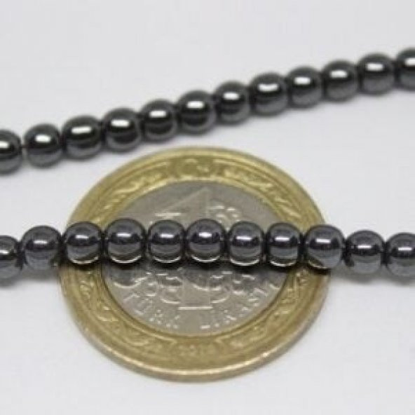 Hematit Taşı Dizi 4mm - Resim 2