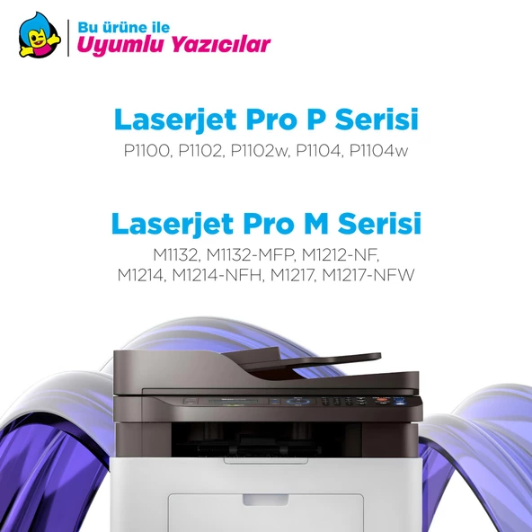Hp CE285A Muadil Toner 2'li Paket/ P1102 / M1122 / M1212NF / M1132 - 3