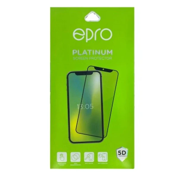 Epro - Platinum - 5D Yeni Nesil - İphone 13  13 Pro - Kırılmaz Cam