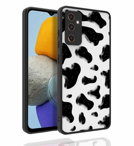 Smcase Samsung Galaxy M23 Kılıf Kamera Korumalı Desenli Nora Silikon