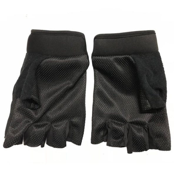 Yarım Parmak Korumalı Paintball Motorcross Bisiklet Motorsiklet Eldiveni - 4