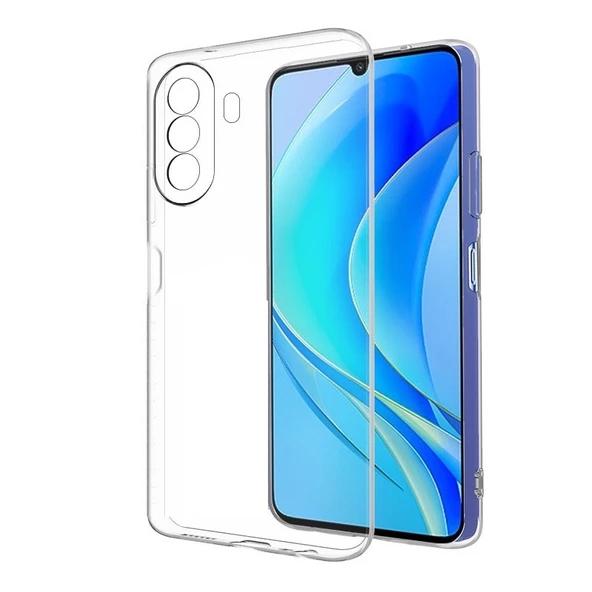 Smcase Huawei Nova Y70 Kılıf Kamera Korumalı Tpu Silikon