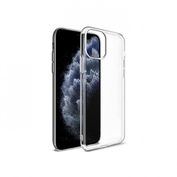 Smcase iPhone 14 Plus Kılıf Mika Kristal Sert Silikon  Tam Kapatan Ekran Koruyucu