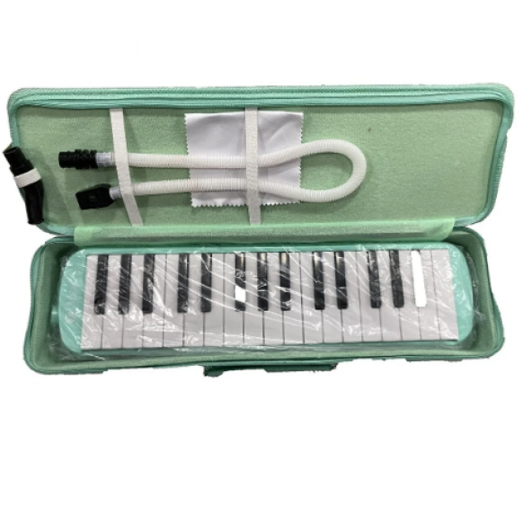 Masis 32 Tuş Lüks Çantalı Melodika Pastel Renk Yeşil - 2