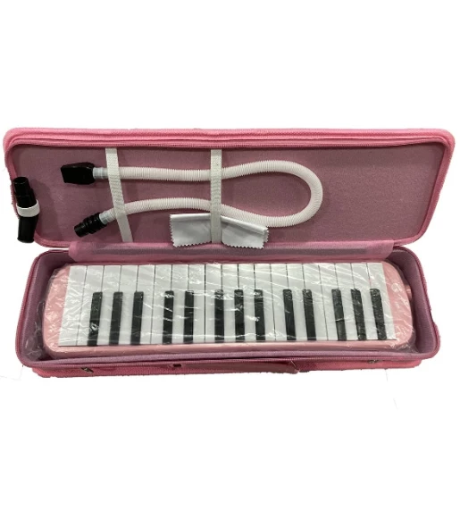 Masis 32 Tuş Lüks Çantalı Melodika Pastel Renk Pembe - 2