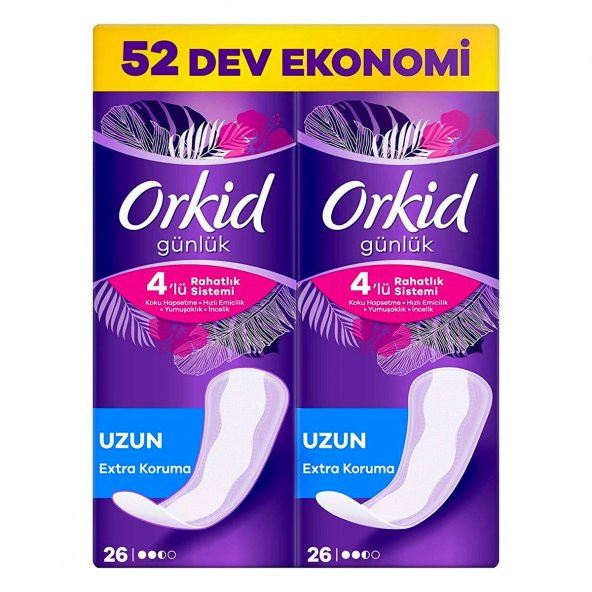 Orkid Günlük Ped Dev Eko Uzun 26*2 - 3