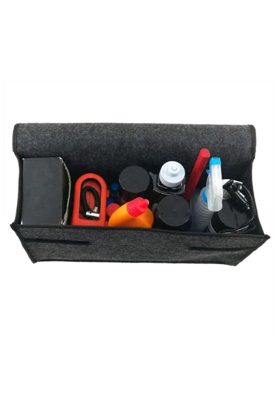 RevuBaby Oto Bagaj Çantası Keçe Bagaj Düzenleyici Organizer Toparlayıcı Bagaj Organizeri - 3