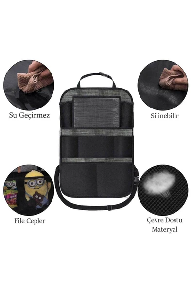 RevuBaby Arka Koltuk Arkası Tablet Tutuculu Organizer Ipad Tablet Tutucu - 3