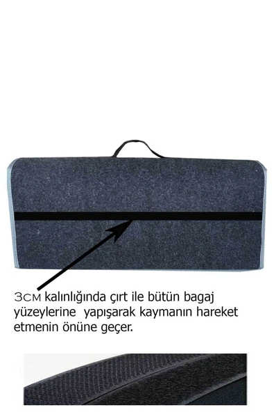 SAFEMAN Araba Bagaj Düzenleyici Çanta Organizer Araba Çantası Oto Içi Eşya Aksesuarları Düzenleme - 2