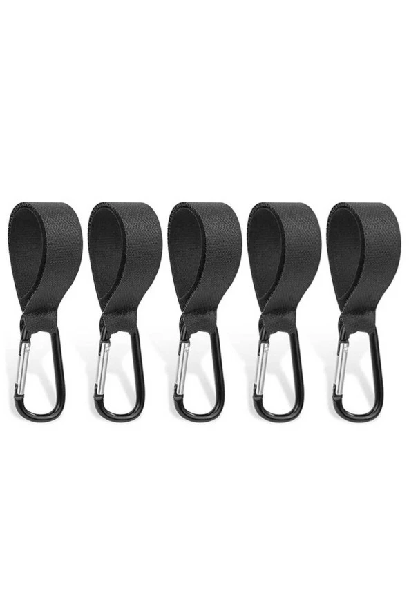 SAFEMAN Bebek Arabası Çanta Asma Aparatı Puset Kancası & Bebek Arabası Askı Aparatı 5 Li Paket - 3