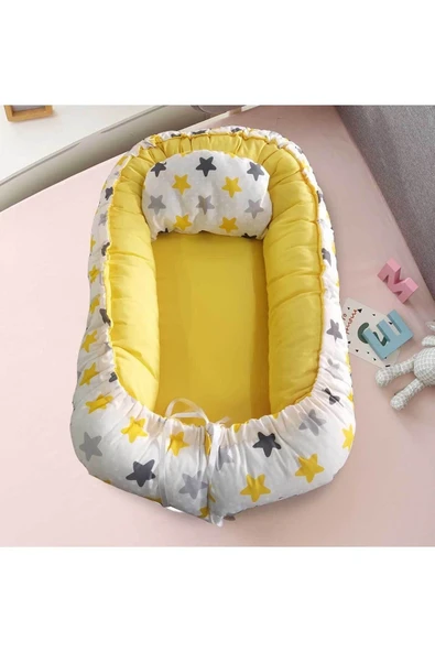 RevuBaby Baby Nest Lüx Tasarım Ortopedik Babynest Anne Yanı Bebek Yatağı