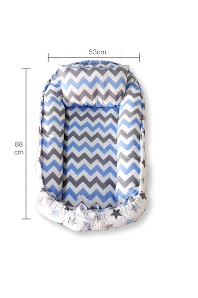 RevuBaby Baby Nest Lüx Tasarım Ortopedikjaju-babynest Bebek Yatağı Anne Yanı Bebek Yatağı - 3