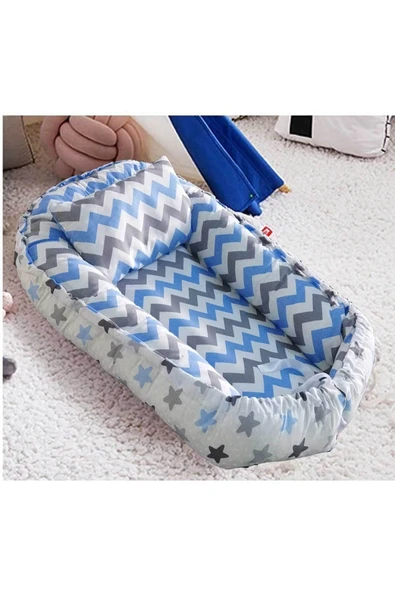 RevuBaby Baby Nest Lüx Tasarım Ortopedikjaju-babynest Bebek Yatağı Anne Yanı Bebek Yatağı - 2