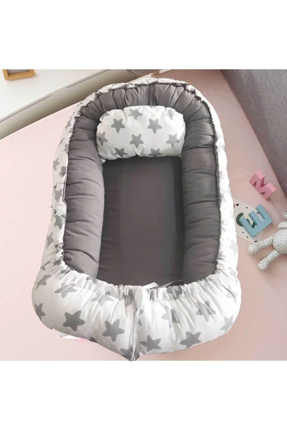 RevuBaby Baby Nest Lüx Tasarım Ortopedikjaju-babynest Bebek Yatağı Anne Yanı Bebek Yatağı - 2
