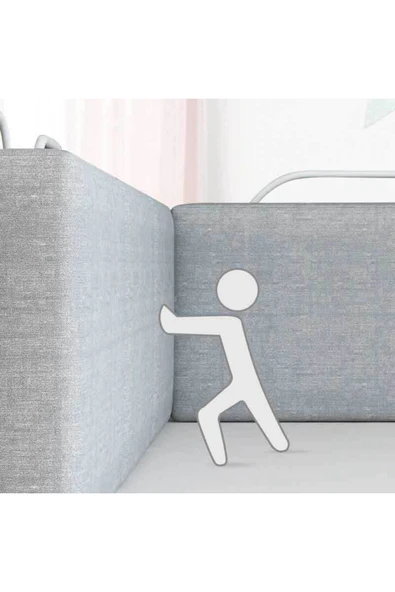 RevuBaby 200 Cm Serenity Xl Yeni Nesil Yatak Bariyeri Korkuluğu Midex (4 Blok) - 6