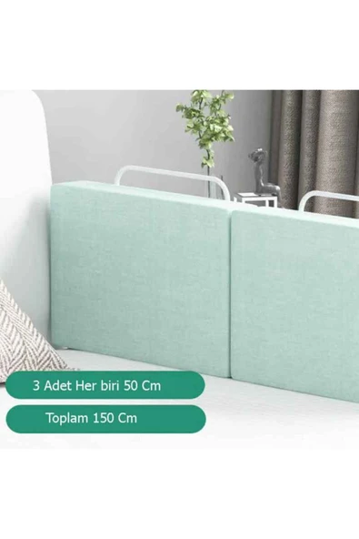 RevuBaby 150 Cm Serenity Xl Yeni Nesil Yatak Bariyeri Korkuluğu Green