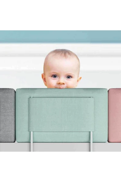 RevuBaby 200 Cm Serenity Xl Yeni Nesil Yatak Bariyeri Korkuluğu Midex (4 Blok) - 7