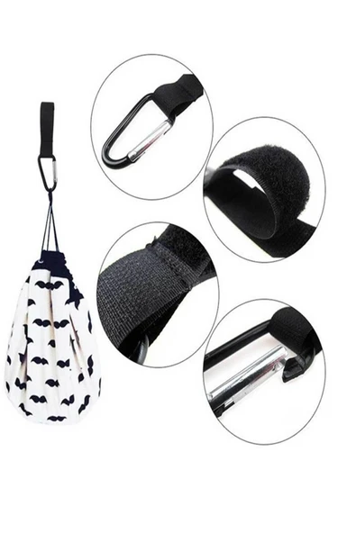 SAFEMAN Safewomen Çanta Asma Aparatı Puset Kancası Bebek Arabası Metal Askı Aparatı 2 Adet Renkli - 2