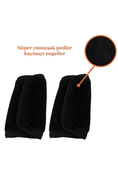 RevuBaby Kemer Pedi Bebek Arabası Kemer Pedi Oto Koltuğu Kemer Yumuşatıcı 2 Adet - 3