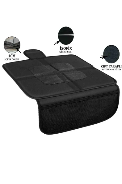 RevuBaby Her Araca Uyumlu Ön Arka Koltuk Minderi Oto Koltuk Kılıfı Koltuk Koltuk Koruyucu Alt - 6