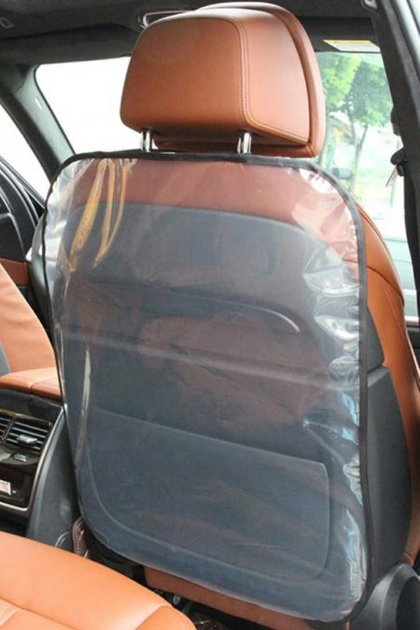 Oto Araba Koltuk Arkası Koruyucu Şeffaf Kılıf Oto Kılıf Araç koltuk arkası koruma