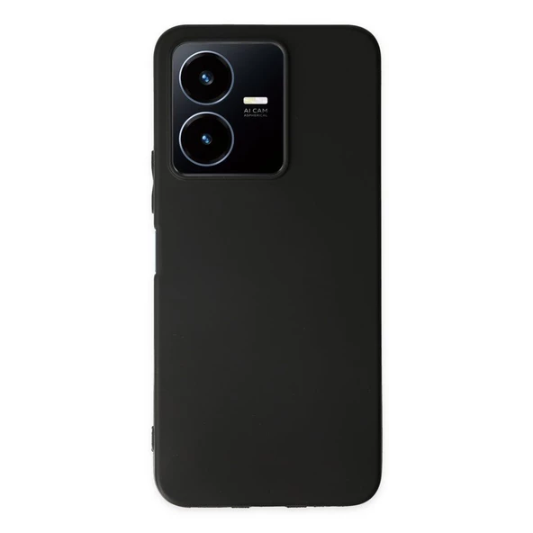 Smcase Vivo Y22s Kılıf Biye Mat Silikon