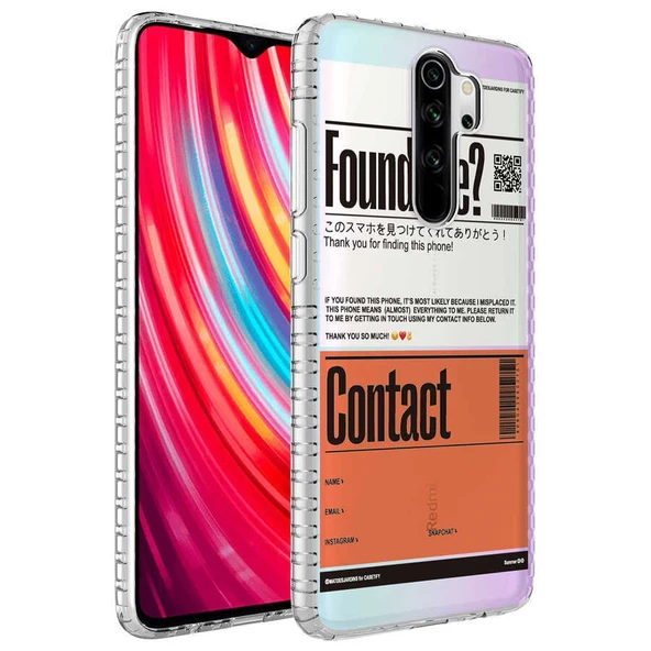Smcase Xiaomi Redmi Note 8 Pro Kılıf Desenli Elegans Serisi Silikon - 2