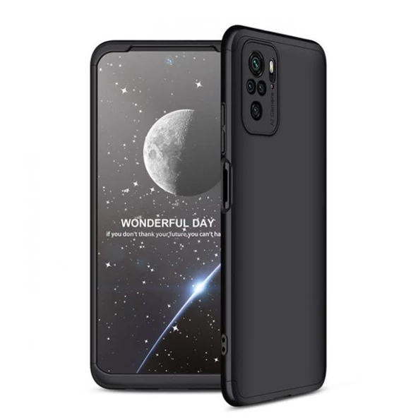 Smcase Xiaomi Poco M5s Kılıf 360 Ays zore Sert Kapak Silikon