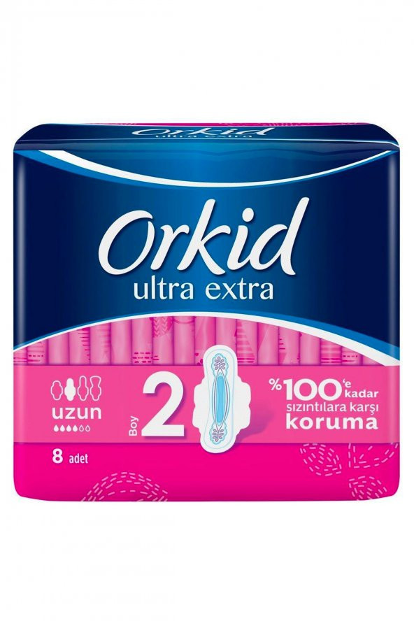 Orkid Ultra Tekli Kanat Uzun 7Li