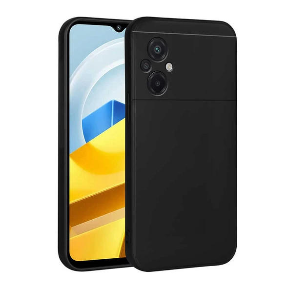 Smcase Xiaomi Poco M5 Kılıf Kamera Korumalı Premier Silikon