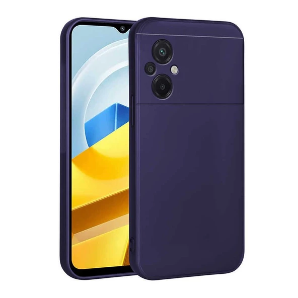 Smcase Xiaomi Poco M5 Kılıf Kamera Korumalı Premier Silikon - Resim 3