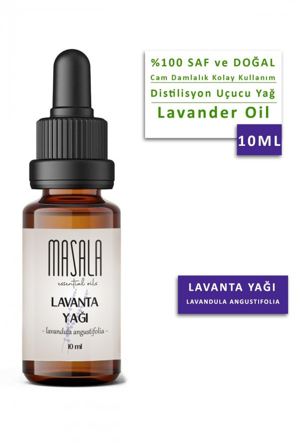 Masala Saf Lavanta Yağı 10 ml. (Lavender Oil)