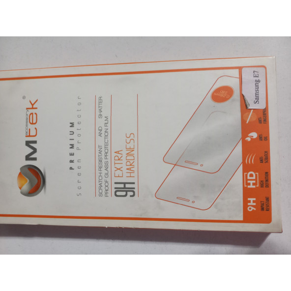 ASLANTİC SAMSUNG E7 E700 KIRILMAZ CAM KORUYUCU