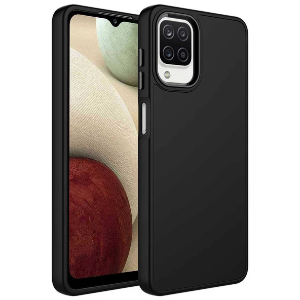 Smcase Samsung Galaxy A12 Kılıf Soft Tpu Luna Silikon