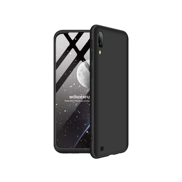 Smcase Samsung Galaxy A10 Kılıf 360 Ays zore Sert Rubber Kapak