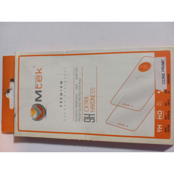 ASLANTİC Samsung Galaxy Core Prime TEMPERLİ KIRILMAZ CAM KORUYUCU ürün görseli 1