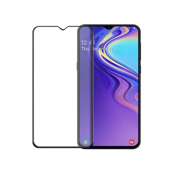 Smcase Samsung Galaxy A20 Kılıf Deri Dokulu Silikon   Tam Kapatan Cam - Resim 8