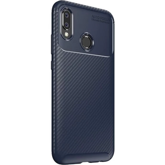 Smcase Samsung Galaxy A20 Kılıf Negro Karbon Silikon   Tam Kapatan Cam - Resim 5
