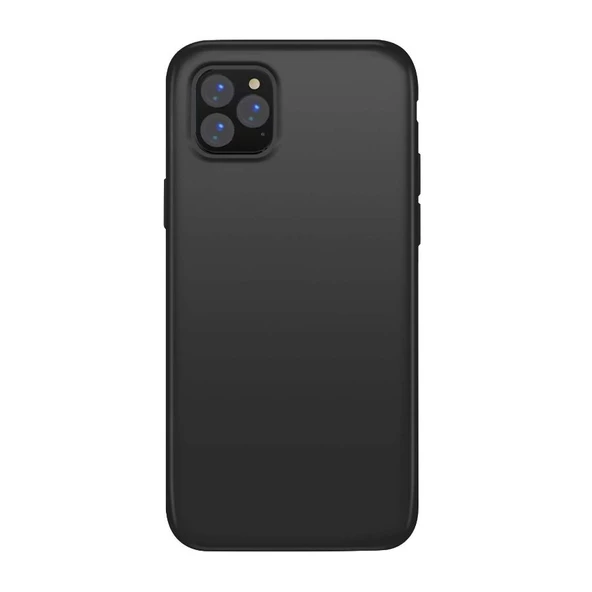 Smcase iPhone 11 Pro Max Kılıf Lüks Silikon  Nano Ekran Koruyucu