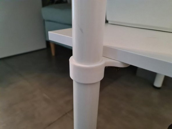Ikea Ofis Masası Bacak Rafı Plastik Aparat - 1
