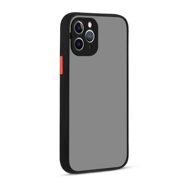 Smcase iPhone 12 Pro Max Kılıf Hux Kamera Korumalı Silikon