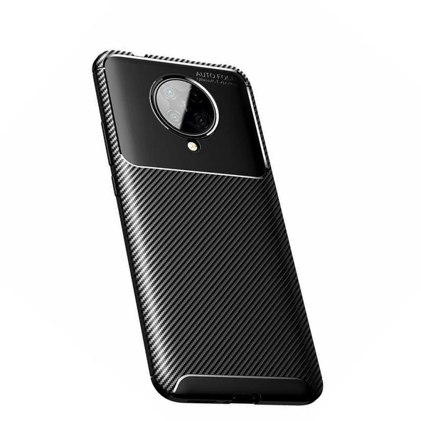 Smcase Xiaomi Redmi K30 Pro Kılıf Ultra Soft Negro Karbon Silikon