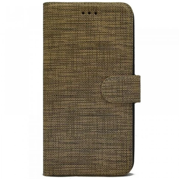 Smcase Xiaomi Redmi 9A Kılıf Kumaş Spor Standlı Cüzdan